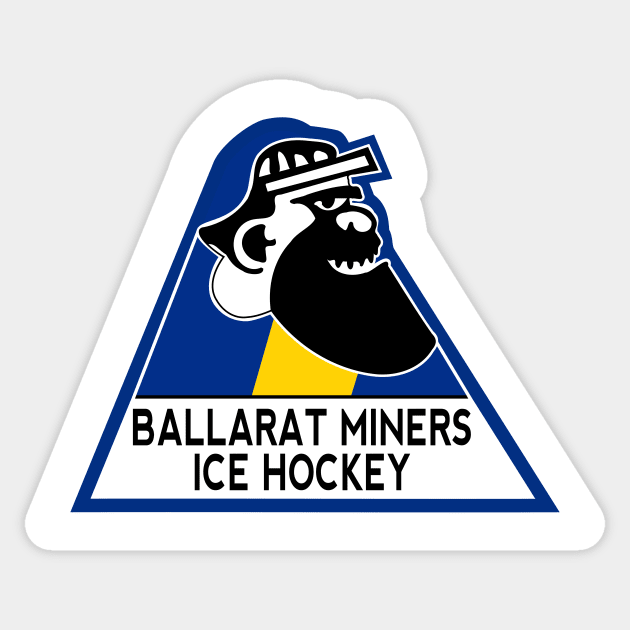 Ballarat Miners Ice Hockey Sticker by PVVD